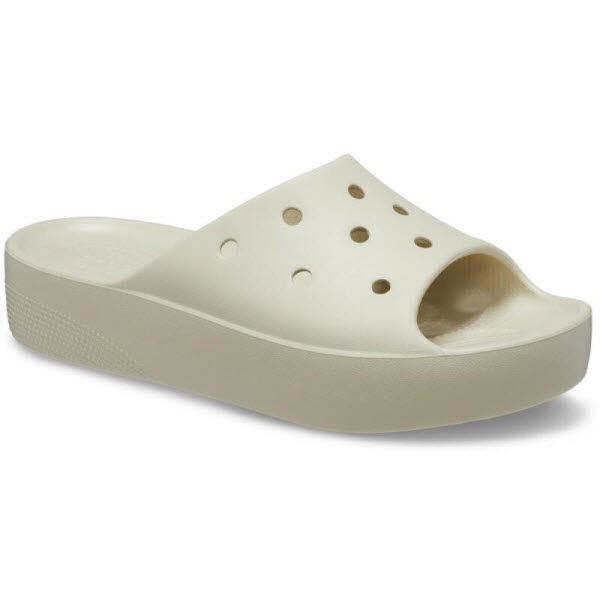 Crocs Classic Platform Slide Bone Beige