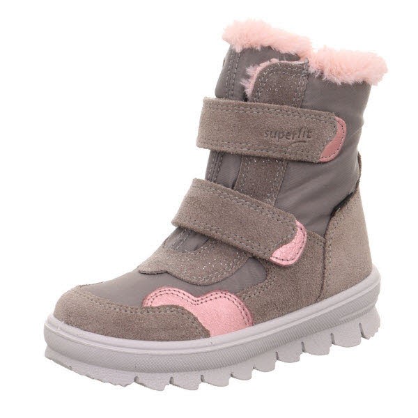Superfit Stiefelette Leder \\ FLAVIA GRAU/ROSA