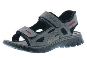 Rieker FSK Herren Sandalen Grau