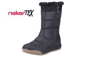 Rieker HWK Damen Stiefel SCHWARZ