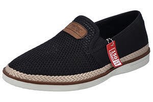 Rieker FSK Herren Halbschuhe SCHWARZ