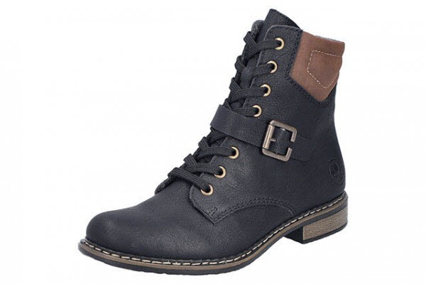 Rieker HWK Damen Stiefel SCHWARZ