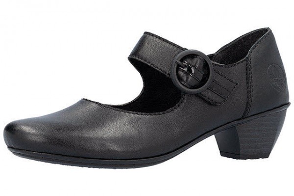 Rieker HWK Damen Halbschuhe schwarz