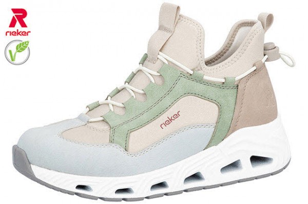 Rieker Sport FSK Damen Halbschuhe BLAU KOMBI