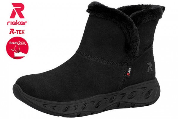 Rieker HWK Damen Stiefel SCHWARZ