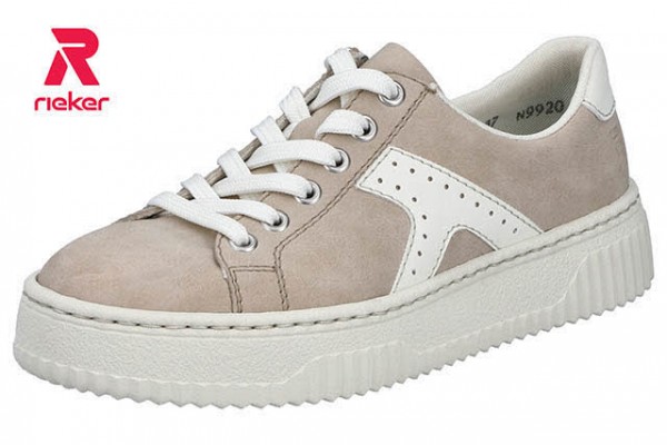 Rieker FSK Damen Halbschuhe BEIGE