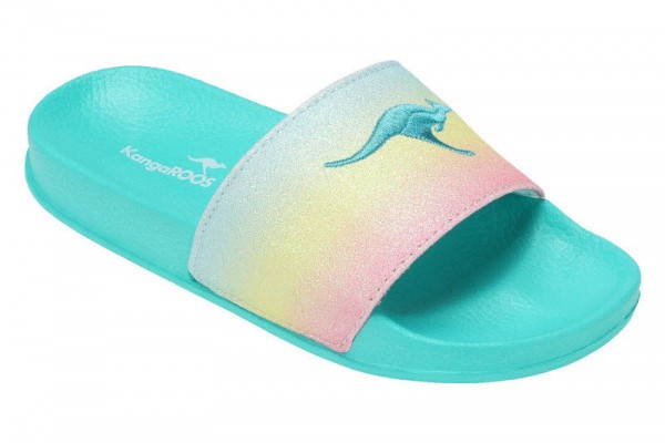 Kangaroos K-Slide Shine BLAU/BUNT