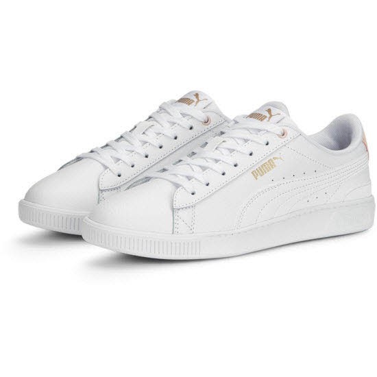 Puma Vikky v3 Lthr,PUMA WHITE-ROSE DUST- Weiss Bunt