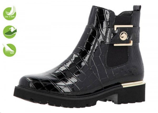 Remonte Stiefelette Schwarz
