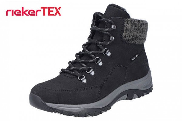 Rieker HWK Damen Stiefel Schwarz