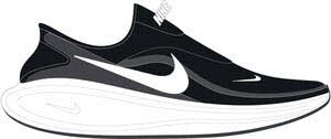 Nike Revolution 8 EasyOn Women SCHWARZ