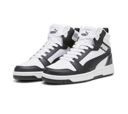 Puma Rebound V6 Mid Jr WEISS / SCHWARZ