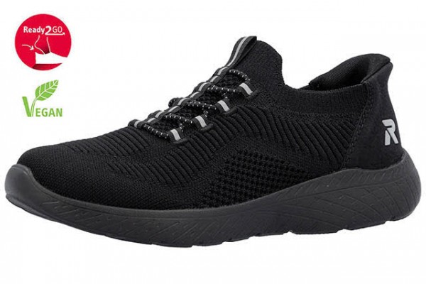 Rieker HWK Damen Halbschuhe SCHWARZ