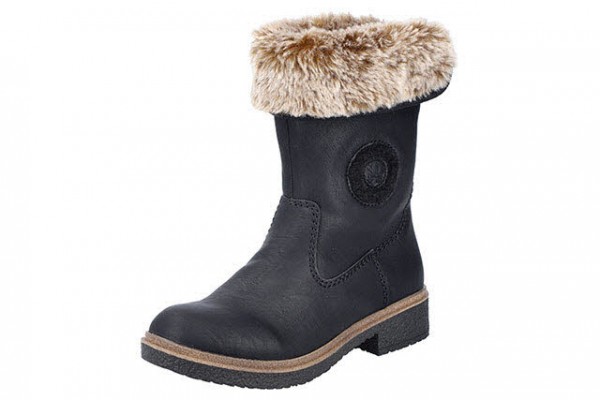 Rieker HWK Damen Stiefel SCHWARZ
