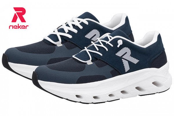 Rieker Evolution HWK Herren Halbschuhe BLAU