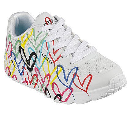 Skechers UNO LITE SPREAD THE LOVE WEISS BUNT