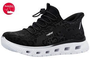 Rieker FSK Damen Halbschuhe SCHWARZ