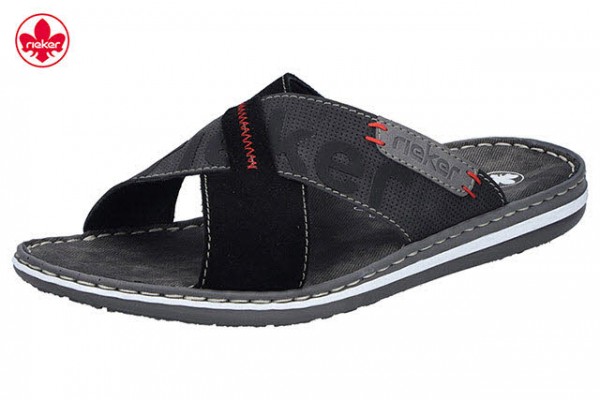 Rieker FSK Herren Sandalen SCHWARZ