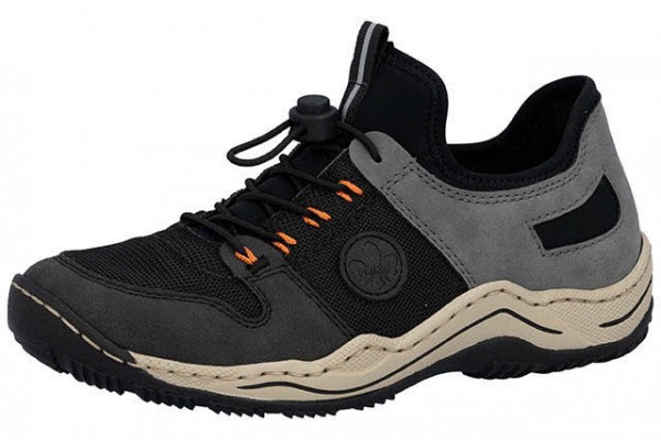 Rieker FSK Damen Halbschuhe SCHWARZ