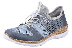 Rieker FSK Damen Halbschuhe BLAU