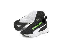 Puma Flyer Runner Jr,GREEN FLASH-PUMA WH Schwarz