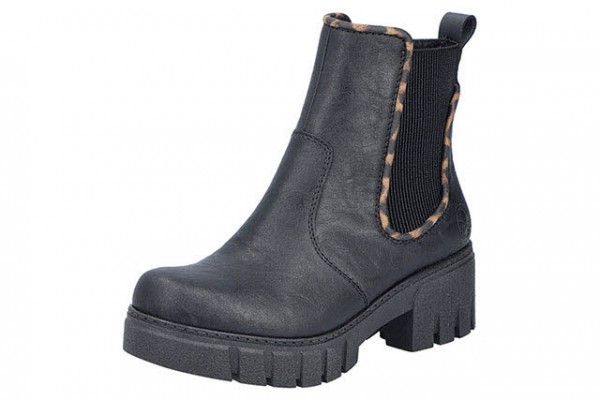 Rieker HWK Damen Stiefel SCHWARZ