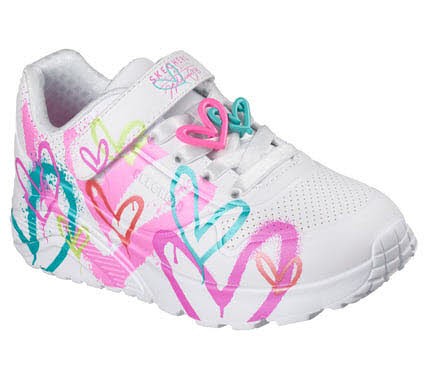 Skechers Uno Lite Weiss Bunt