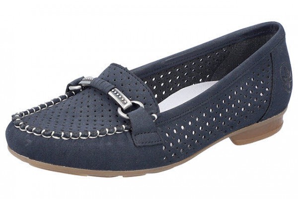 Rieker FSK Damen Halbschuhe BLAU