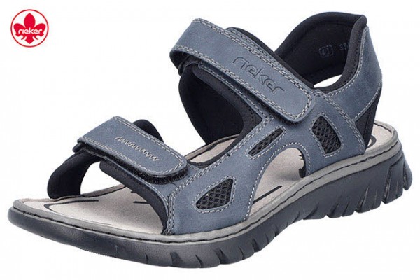 Rieker FSK Herren Sandalen Blau Bunt