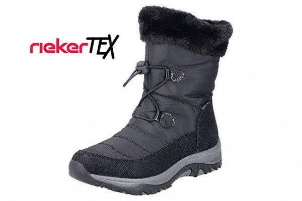 Rieker HWK Damen Stiefel SCHWARZ