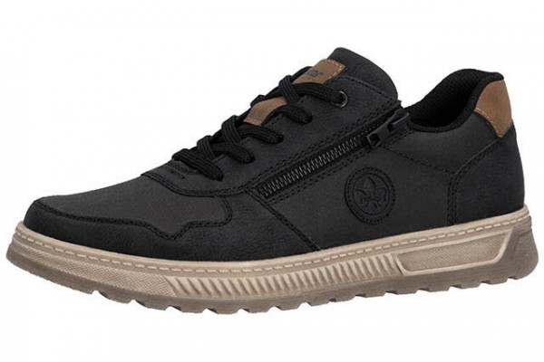 Rieker HWK Herren Halbschuhe schwarz