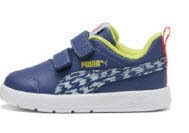 Puma Courtflex V3 Poised 2 race Blau bunt