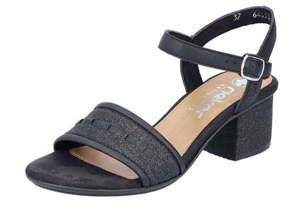 Rieker FSK Damen Sandalen SCHWARZ