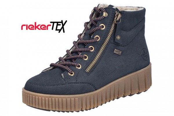 Rieker HWK Damen Stiefel BLAU