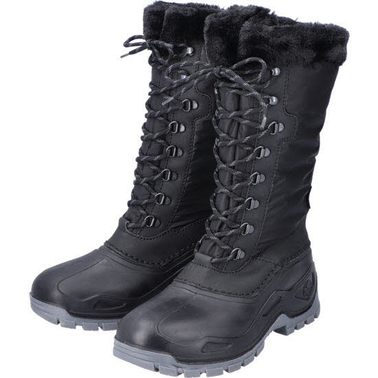 Rieker HWK Damen Stiefel Schwarz