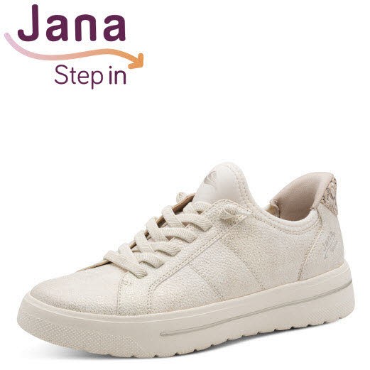Jana Soft Line Women Lace-up BEIGE - Bild 1