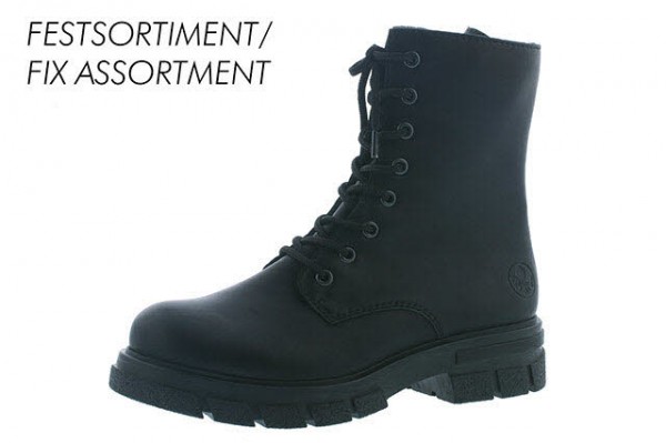 Rieker HWK Damen Stiefel Schwarz