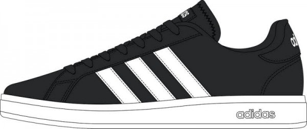 Adidas GRAND COURT BASE 2.0 SCHWARZ