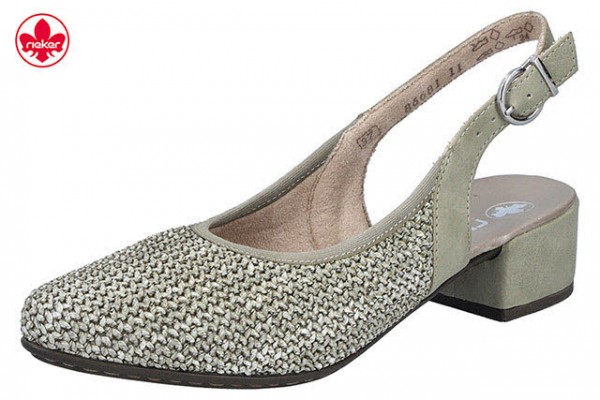 Rieker FSK Damen Halbschuhe GRÜN