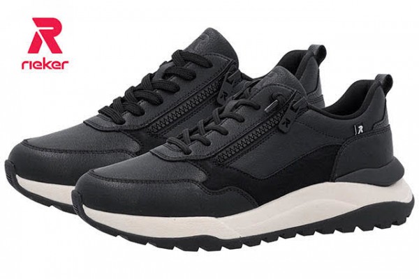 Rieker Evolution HWK Damen Halbschuhe SCHWARZ