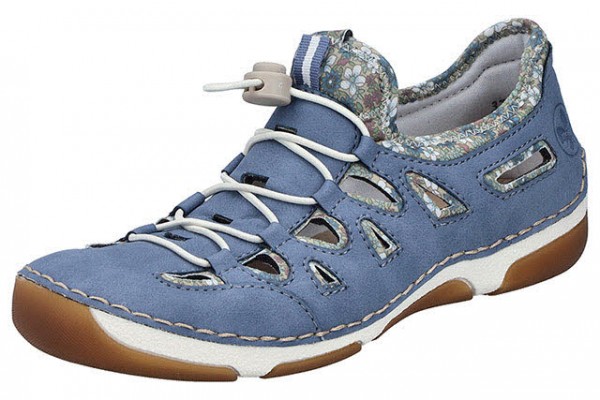 Rieker FSK Damen Halbschuhe BLAU