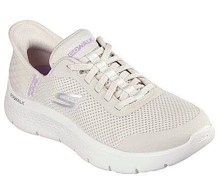 Skechers GO WALK FLEX - GRAND ENTRY WEISS