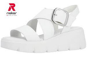 Rieker Evolution FSK Damen Sandalen WEISS