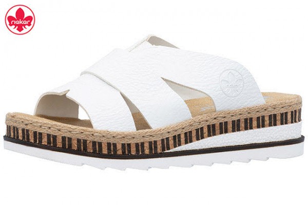 Rieker FSK Damen Sandalen WEISS