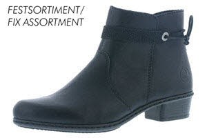 Rieker HWK Damen Stiefel Schwarz