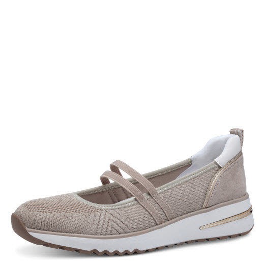 Marco Tozzi Woms Ballerina BEIGE - Bild 1
