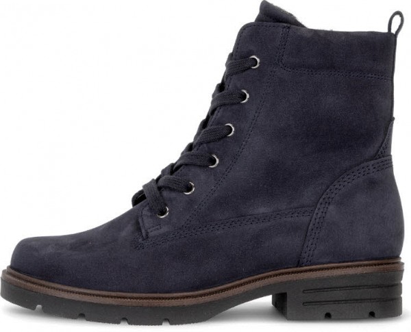 Gabor Fashion Schnürstiefeletten Blau Marine