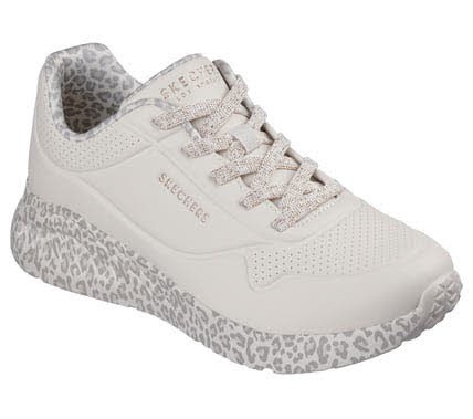 Skechers UNO LITE - SUBTLE PRINTS WEISS