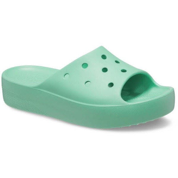 Crocs Classic Platform Slide Jade St Grün