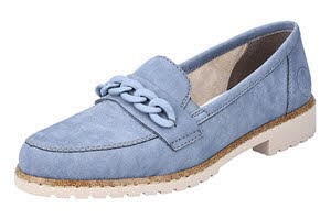 Rieker FSK Damen Halbschuhe BLAU